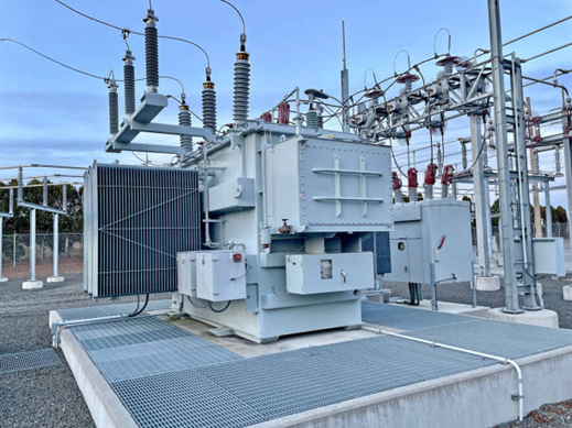 Transformer switchgear needing arc flash protection