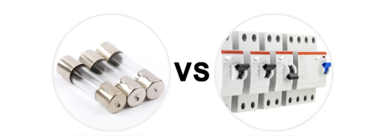 circuit breaker vs fuses